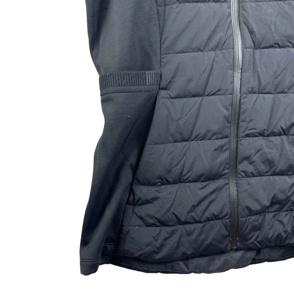 Lululemon Puffer Vest Womens 4 Black Goose Down Zip Up Pockets